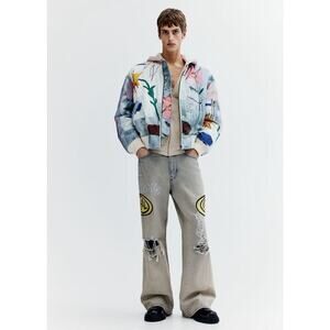 H&M x Basquiat x Ev&Tela Loose Fit Bomber Jacket